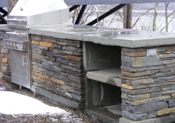  Custom Stone BBQ - Budai Masonry Construction Hudson Valley 